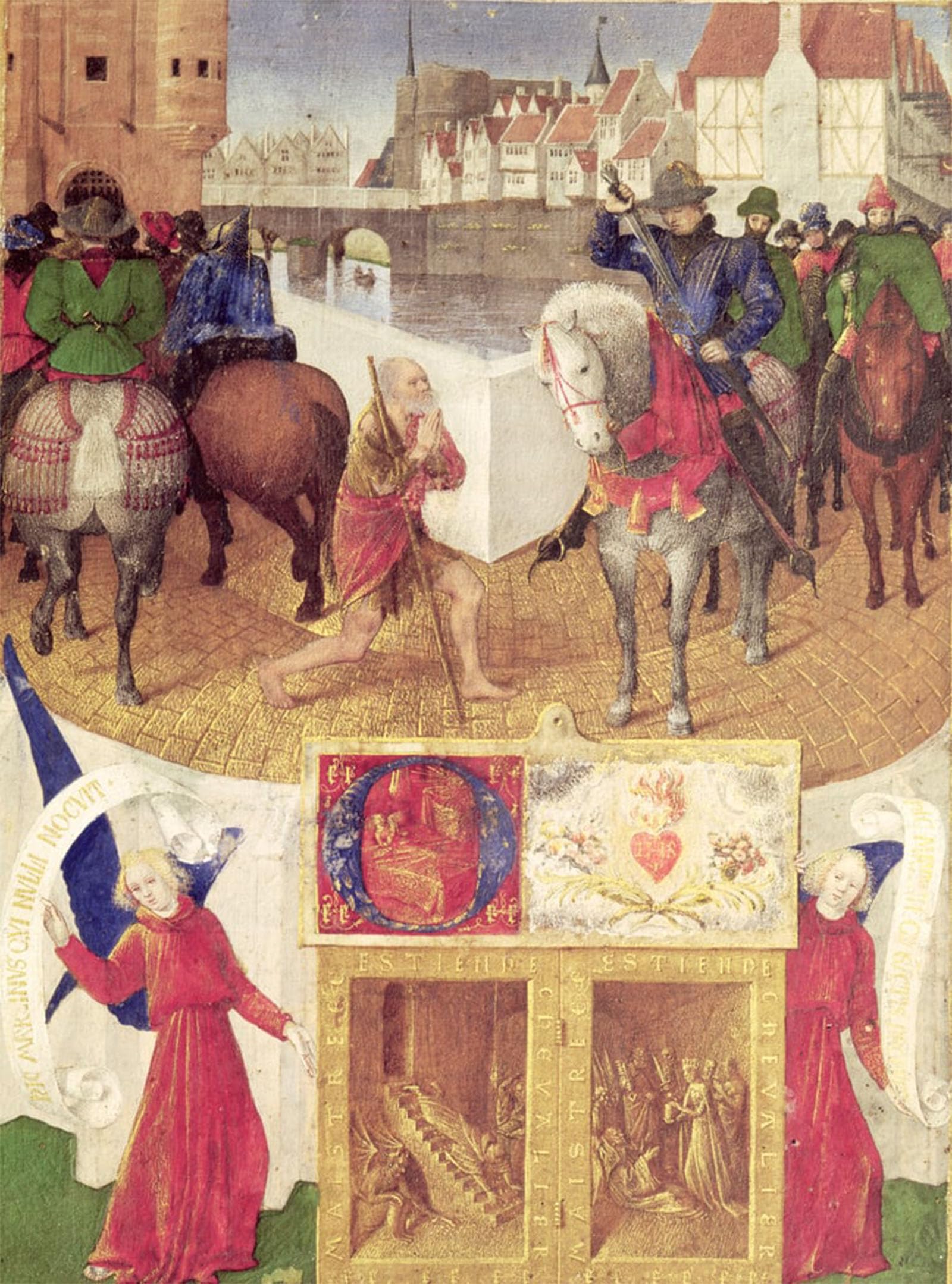SERENDIPITP Vintage Wall Art Canvas Nordic Poster Canvas Print Picture by Jean Fouquet Wall Art Poster for Home Decor 60x90cm