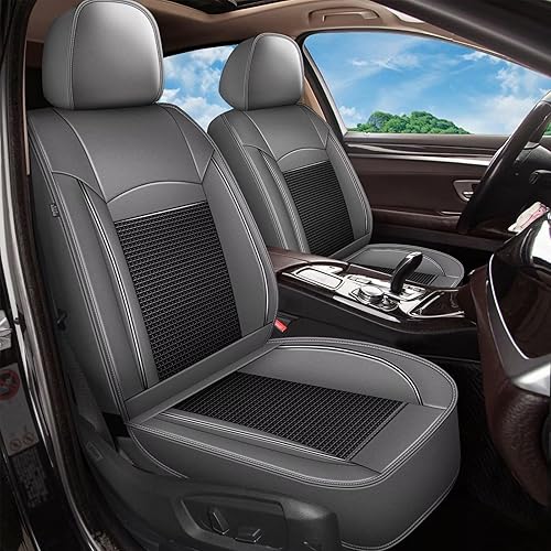 Miniatura 9 de Juego completo de fundas de asiento de automóvil para Nissan Murano 2011-2023 2024, piel sintética, transpirable e impermeable, antideslizante, 5