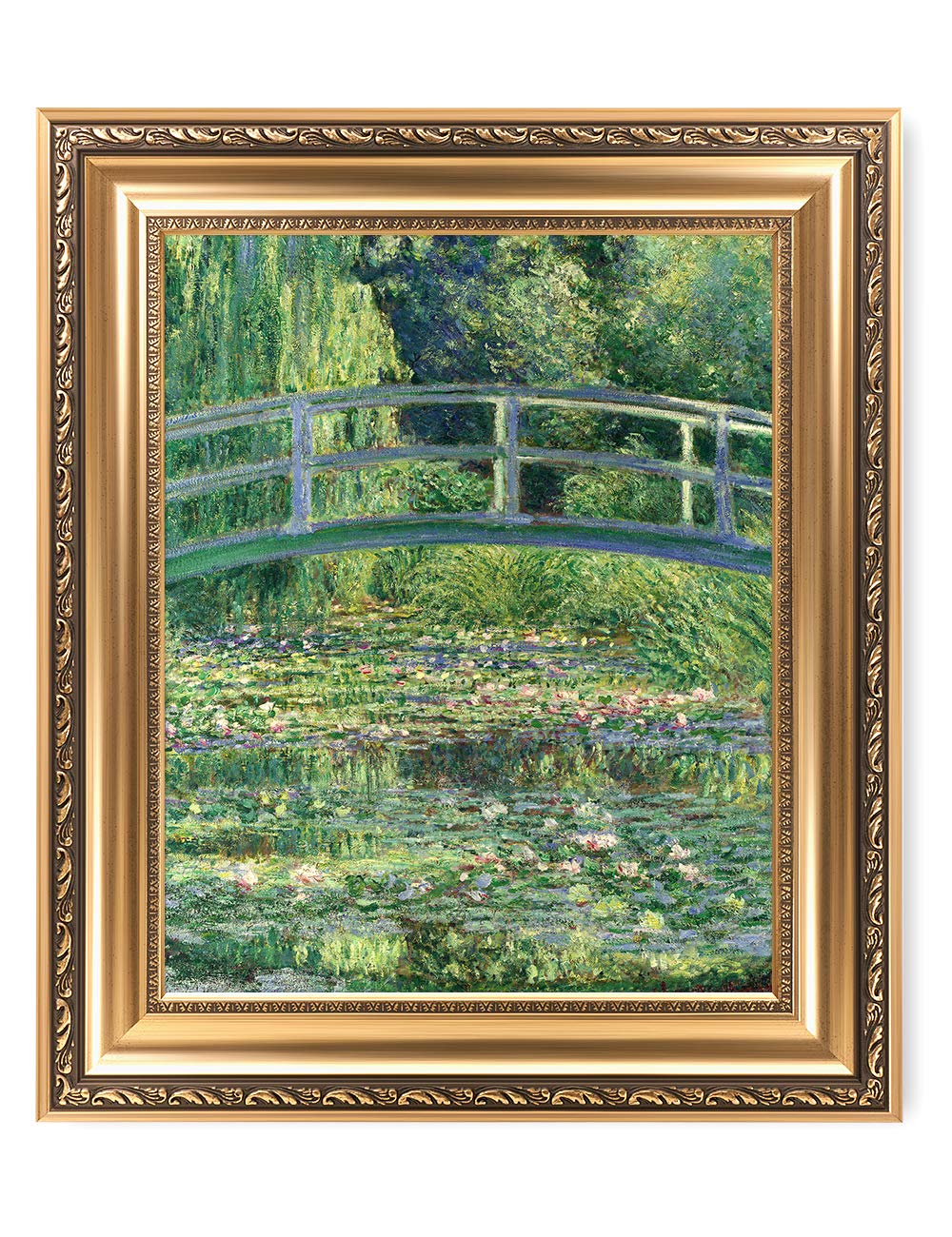 Amazon.com: DECORARTS - Water Lilies and Japanese Bridge Claude