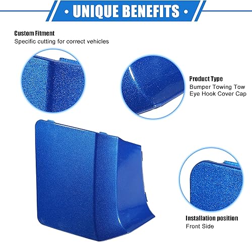 Vista 31 de Tapa de gancho para remolque de automóvil compatible con Subaru Impreza 2010-2014, parachoques delantero rojo de plástico duradero