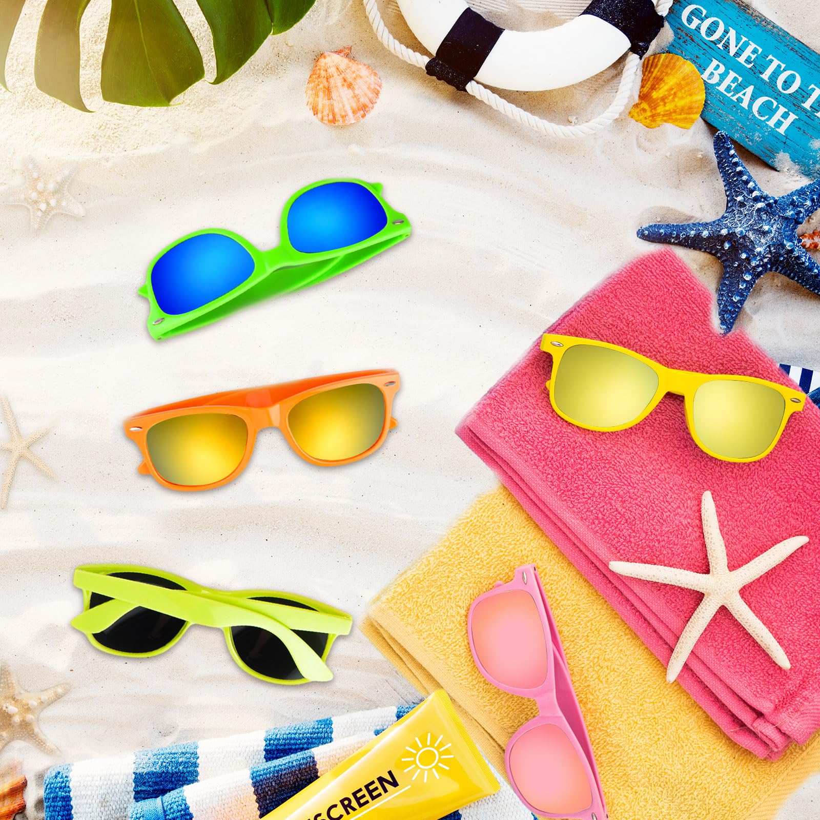 Sunglasses Bulk Adult Bulk Sunglasses Adult 24 Pack 12 Colors Neon