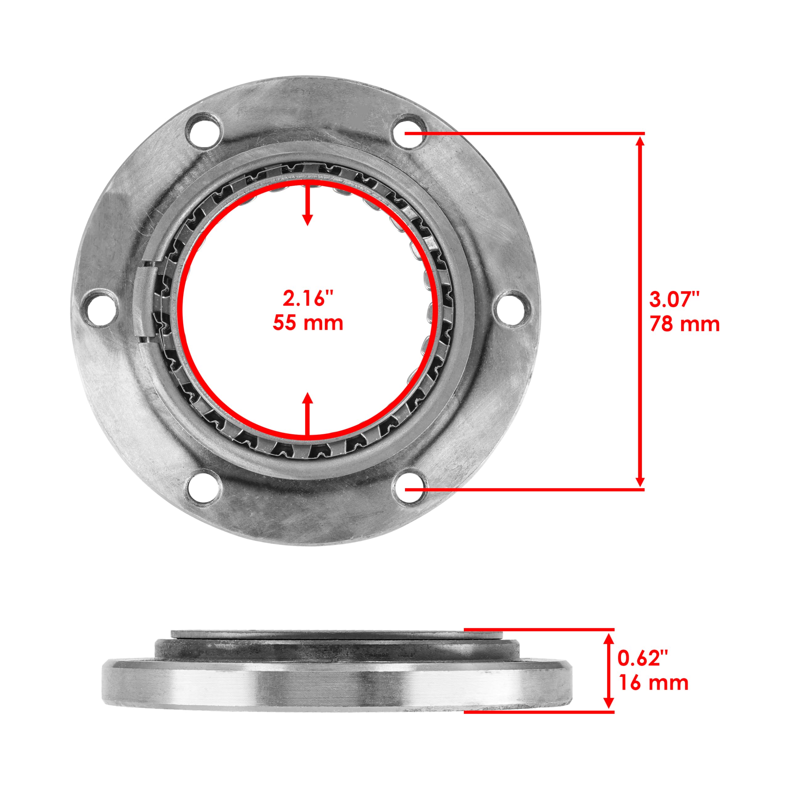 Amazon.com: Caltric Starter Clutch One Way Bearing Compatible with