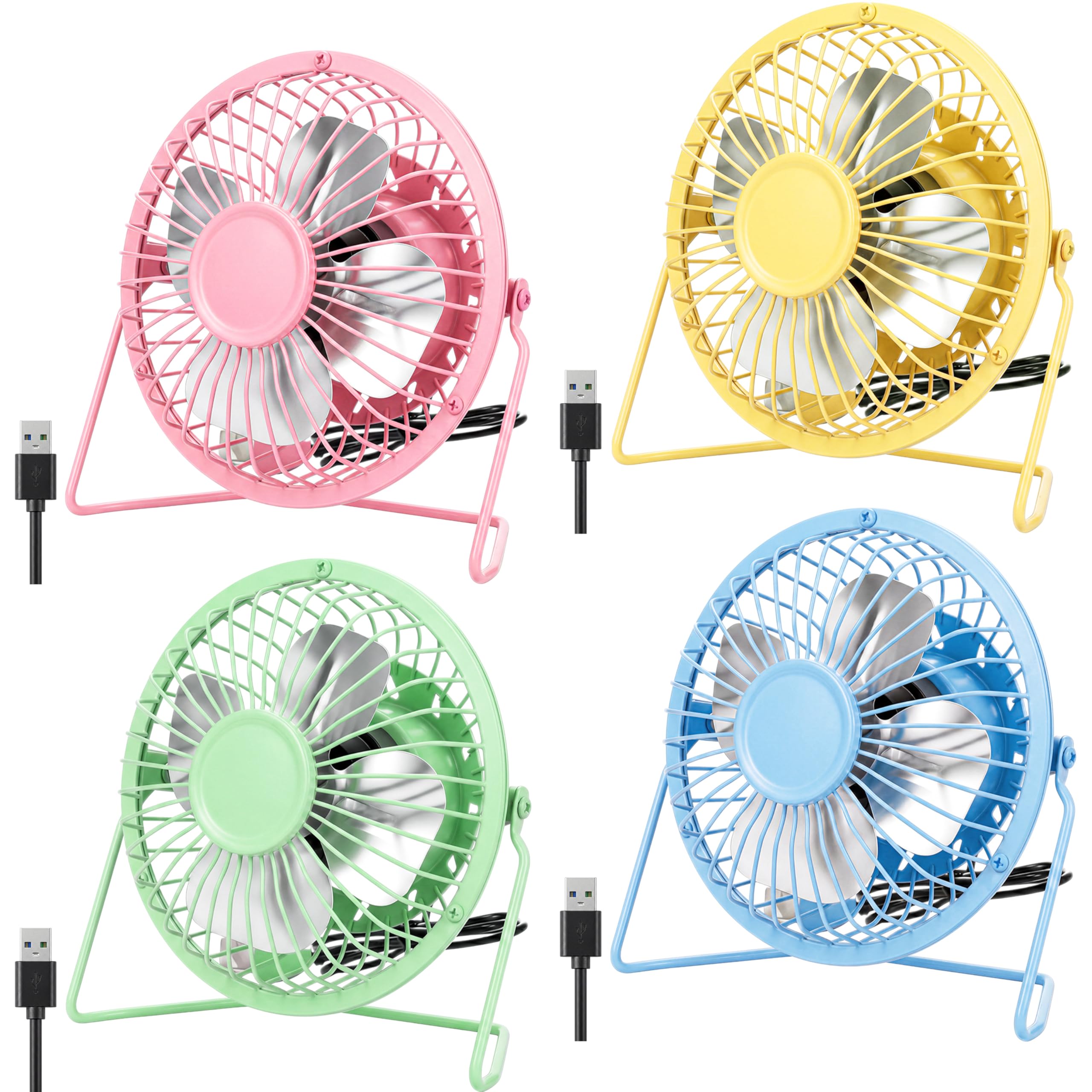 Ventilateur USB contre la chaleur Glooglitter mini ventilateur de bureau sans bruit