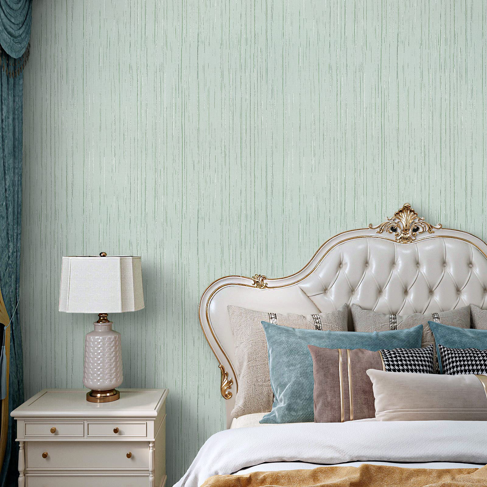 VaryPaper Papier Peint Fleuri Aquarelle 44.5cmx200cm Papier