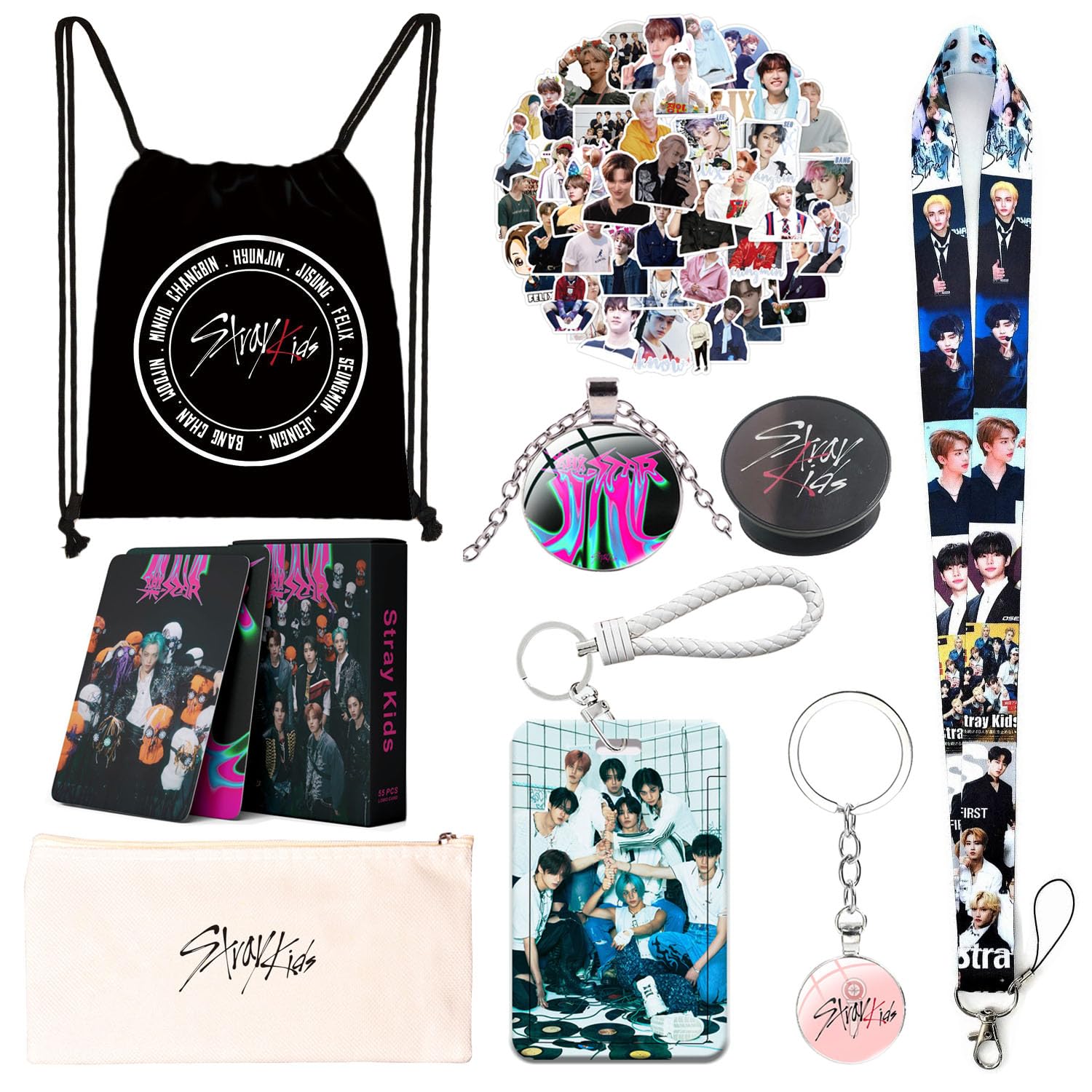 Amazon.com: HERONGSHENG Stray Kids Merch Gift Set, Including Stray 