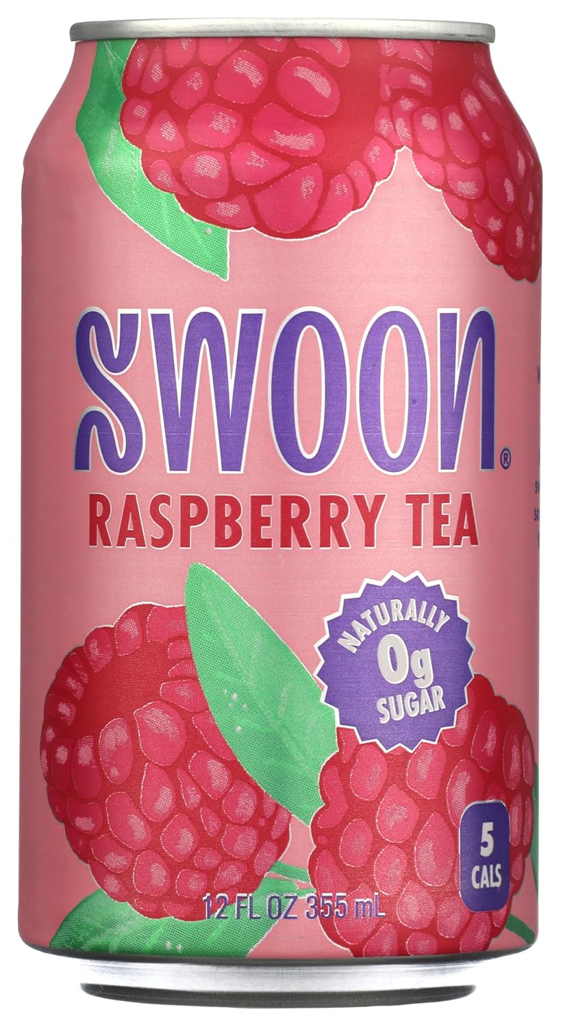 Amazon.com : Swoon, Tea Raspberry Zero Sugar, 12 Fl Oz : Grocery ...