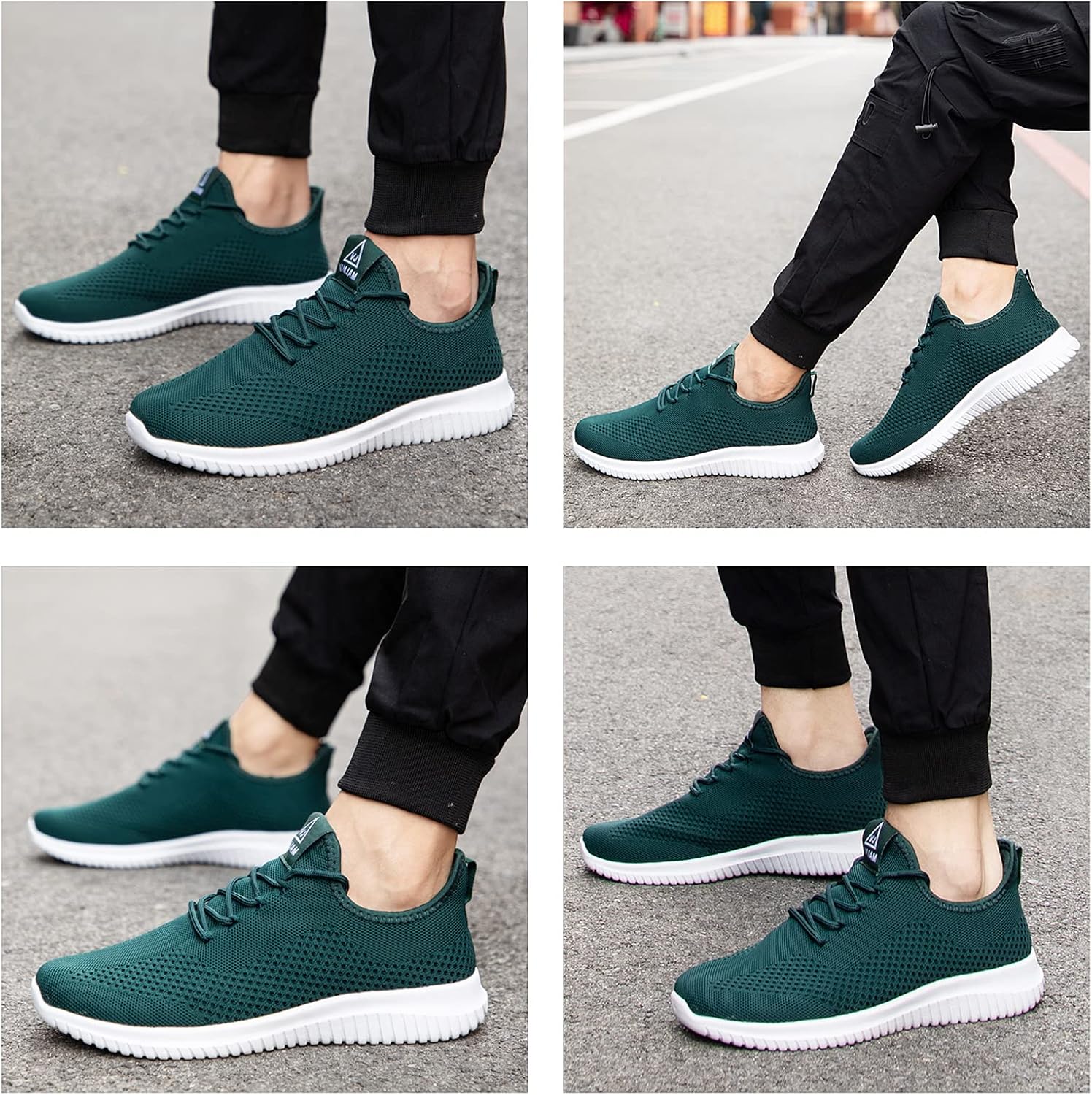 VAMJAM Men's Running Shoes Ultra Lightweight Breathable Walking Shoes Non Slip Athletic Fashion Sneakers Mesh Workout Casual Sports Shoes - Image 6