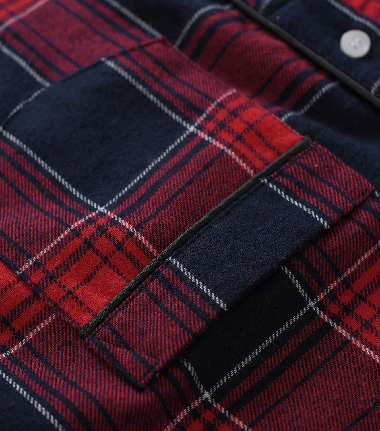 Latuza Men's Cotton Flannel Nightshirt Sleep Shirt - Image 6