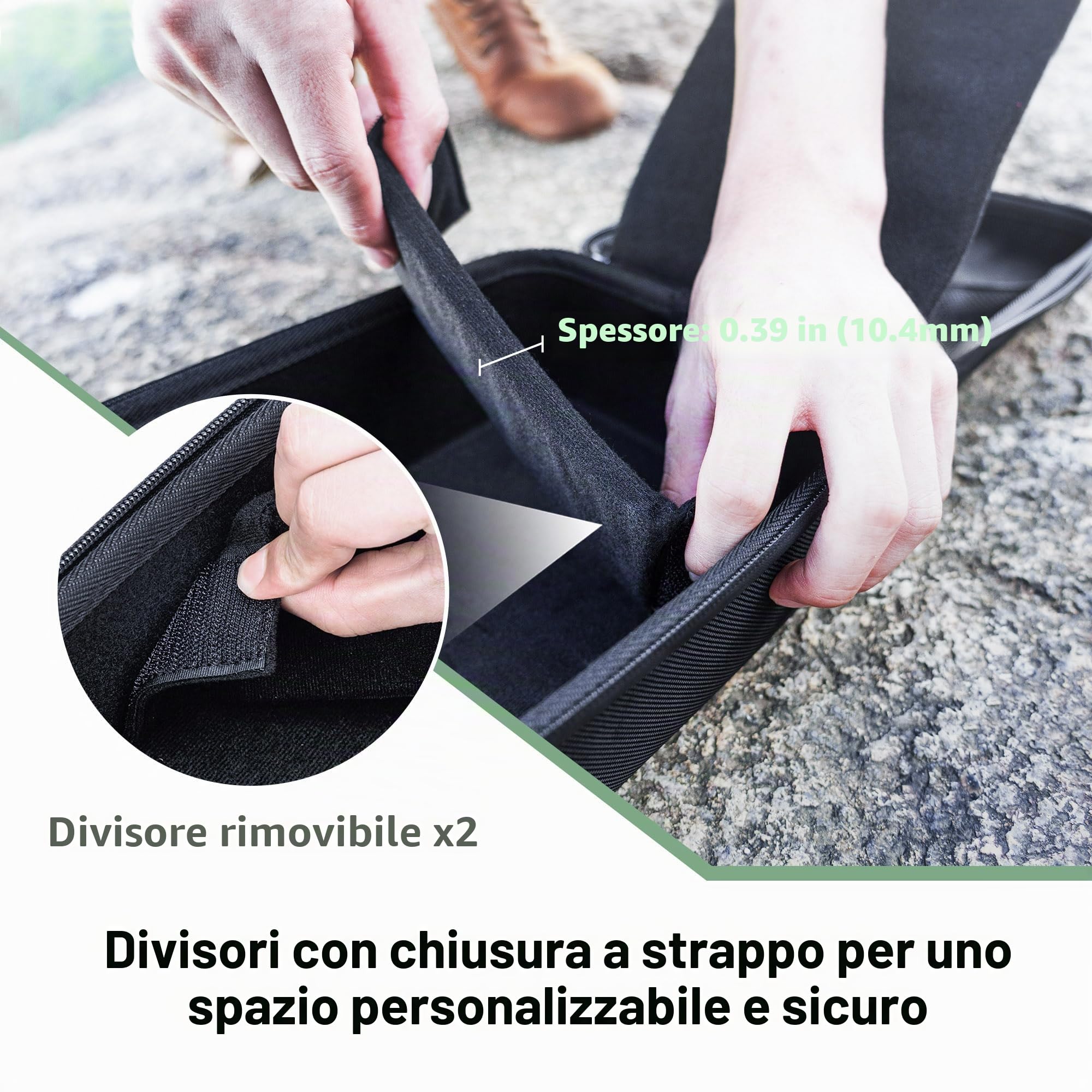 JJC Custodia rigida antiurto per fotocamera, scatola portaoggetti personalizzata per Canon EOS R50 R100 R10 R8 R7 R6 Mark II R5, per Sony A7 IV A7 III A7R V, per Fujifilm X-T5 X-T4 X-T30 II X-S20 X-H2