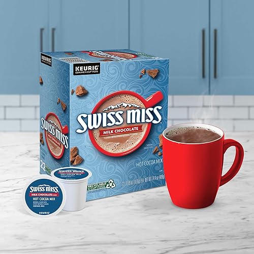 Miniatura 8 de Swiss Miss Milk Chocolate Hot Cocoa Keurig - Cápsulas de taza K
