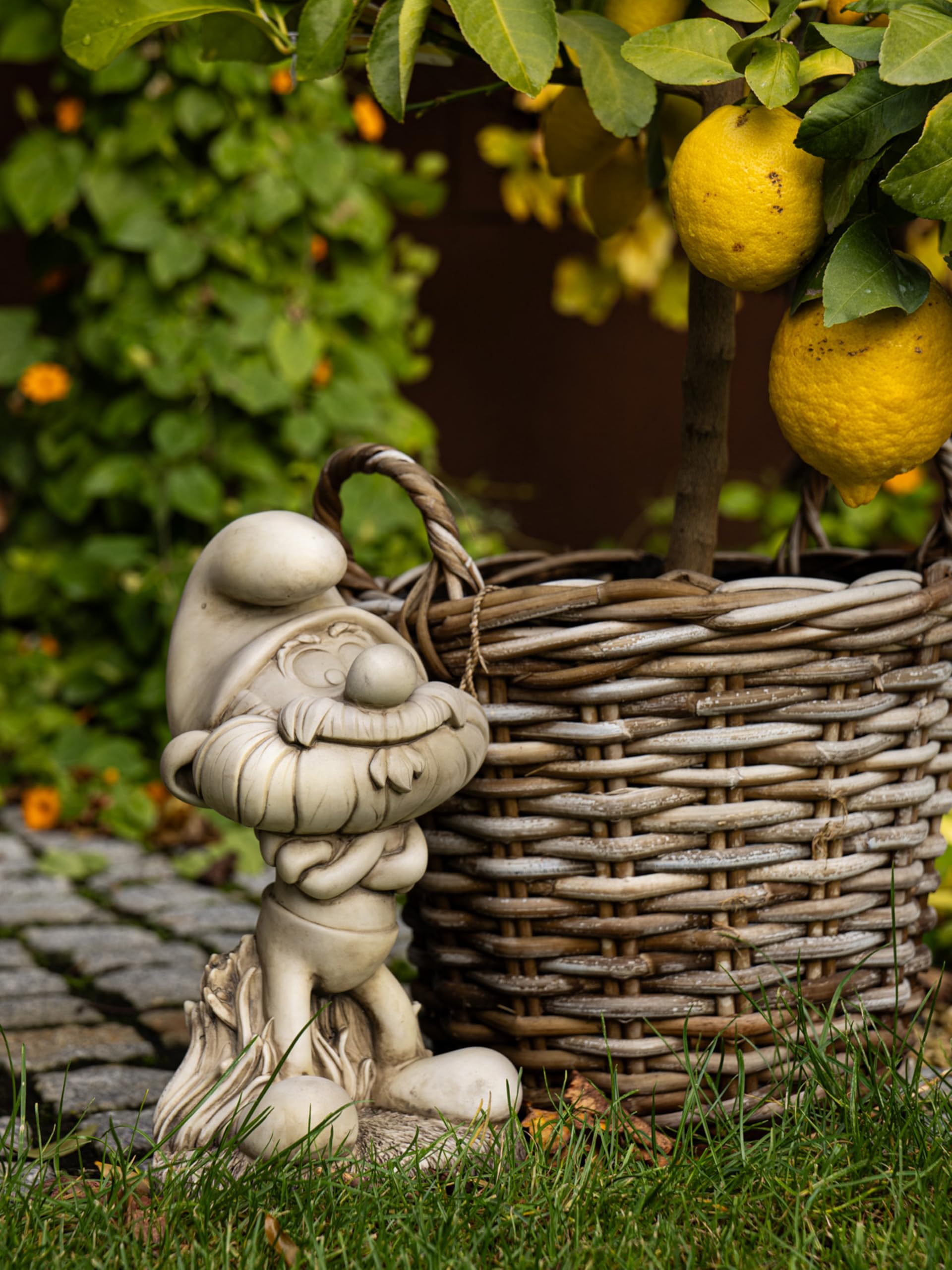 Vidroflor Kunststein Die Schlümpfe Papa Schlumpf, Klein