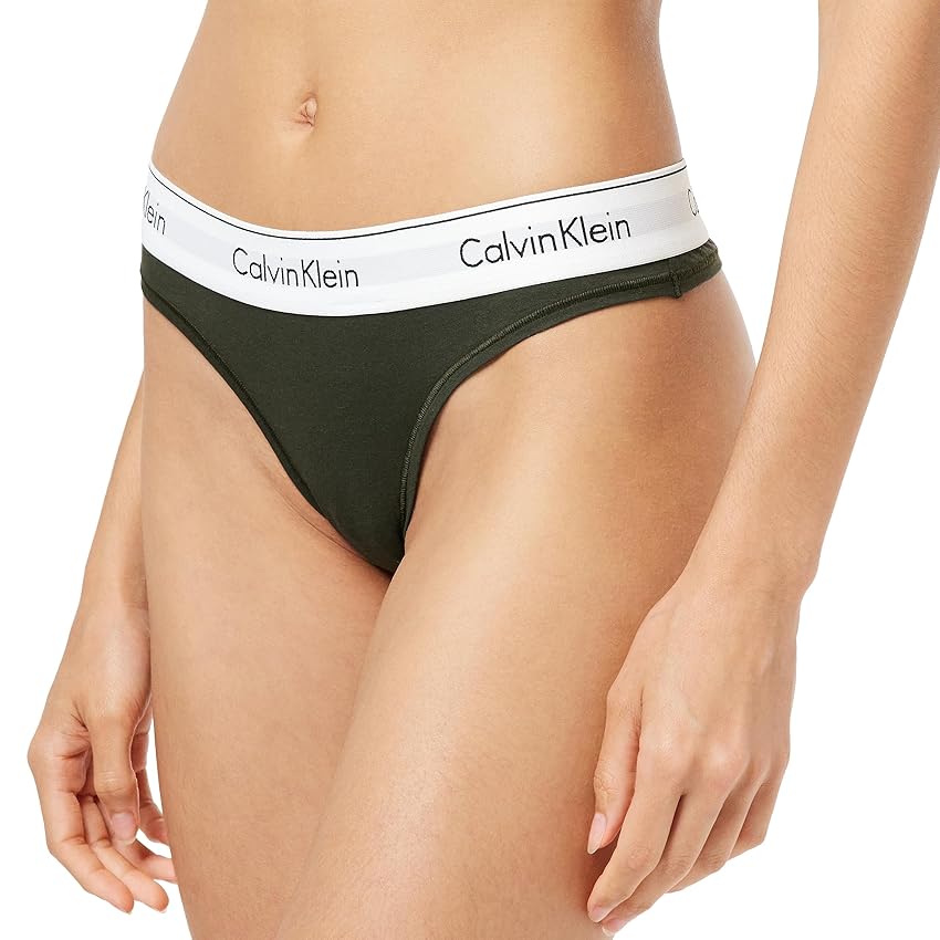 Immagine del prodotto Calvin Klein Perizoma Donna Tanga, Verde (Field Olive), XS