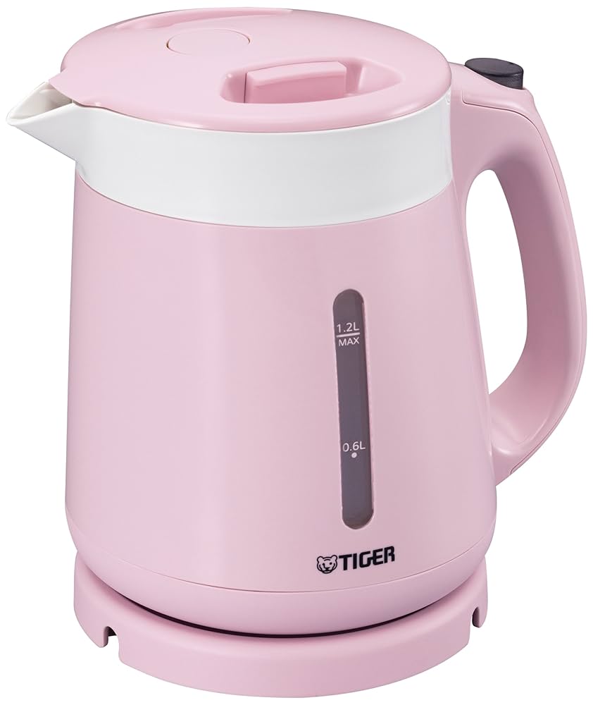 Amazon | タイガー 電気ケトル 「わく子」 1.2L ピンク PCI-A120
