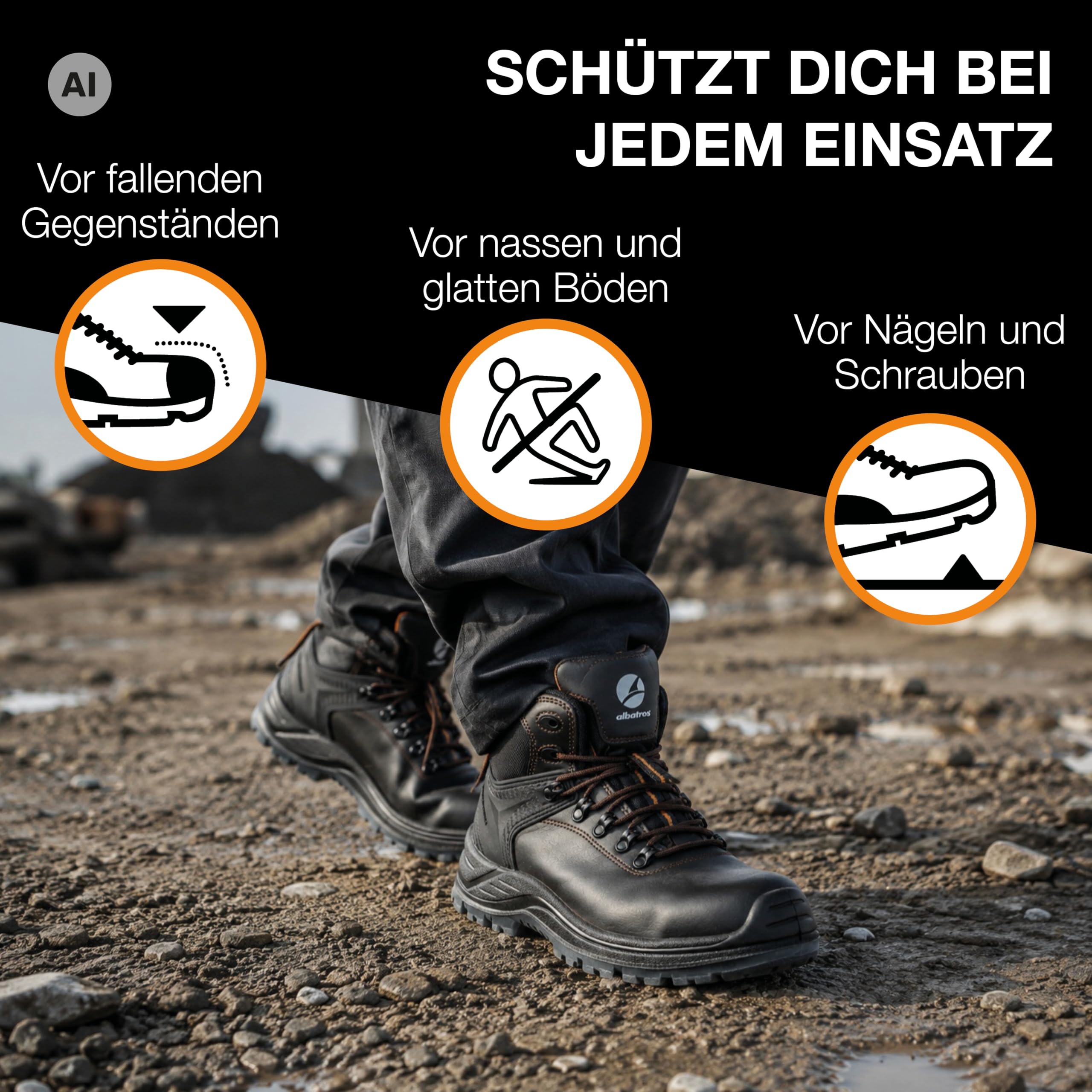 ALBATROS Endurance MID Sicherheitsschuh S3