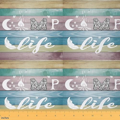 Vista 91 de Erosebridal The Yards - Tela floral de The Yard, tela de decoración de hojas retro, tela de tapicería de flores de hortensias de abejas de granja