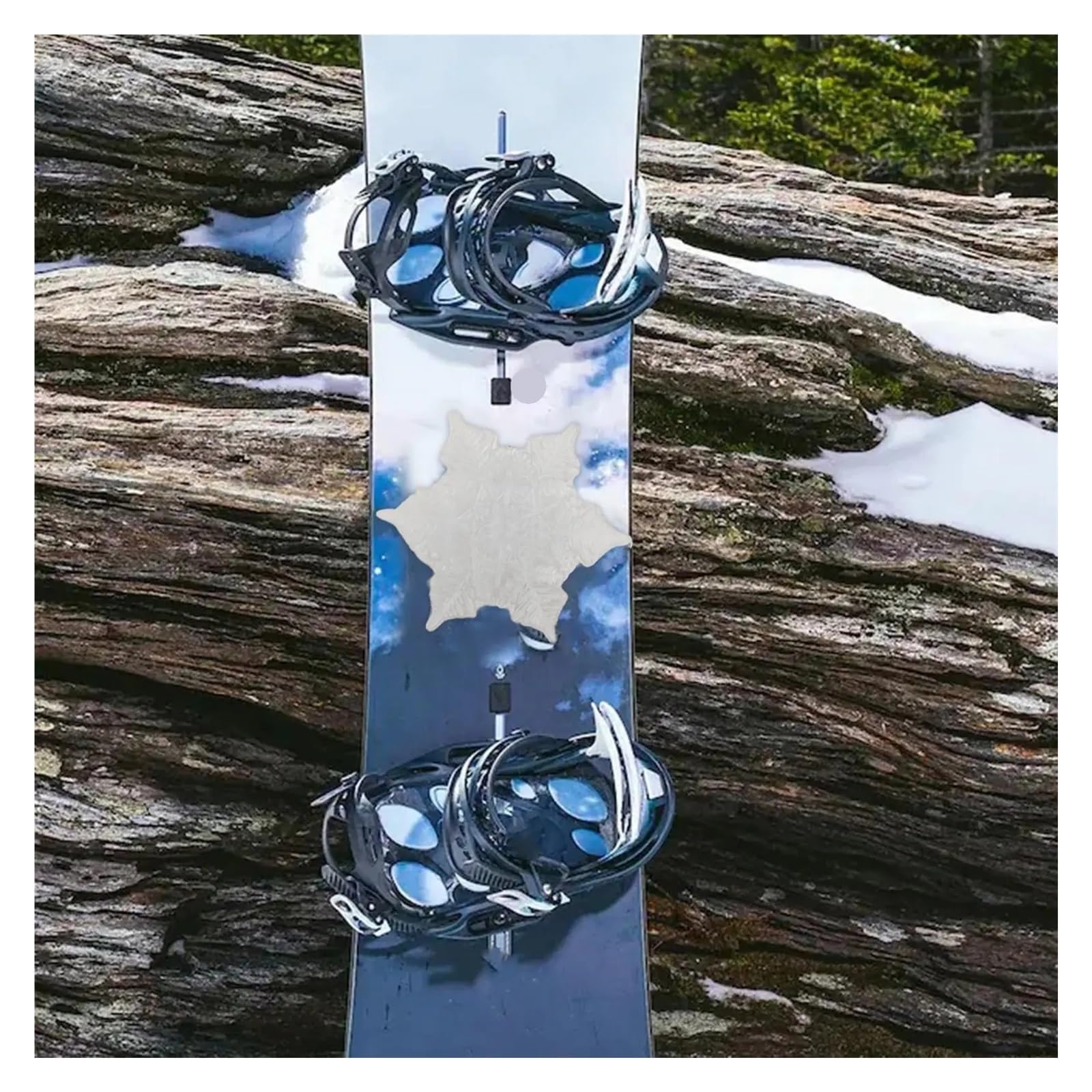 Coussinets pour Planche à Neige Tapis de Snowboard antidérapant 3D, Design Portable, for débutants, for Le, Ski et l'extérieur