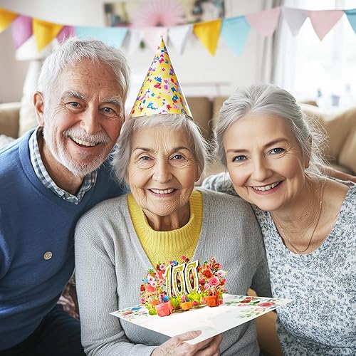 Vista 14 de GREETING ART Tarjeta de cumpleaños número 85 para mamá papá, tarjeta de cumpleaños de 85 años, regalo para amigos, papá, mamá, marido, esposa