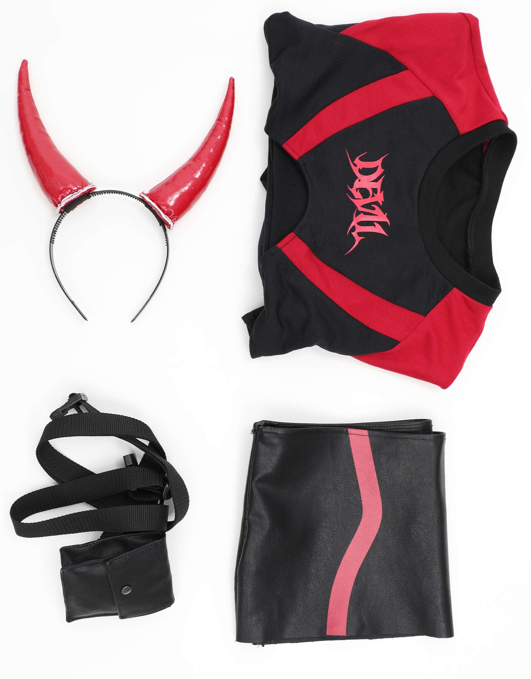 MEOWCOS midnight devil Biker-style Lingerie Set Gothic Dark Style Lingerie