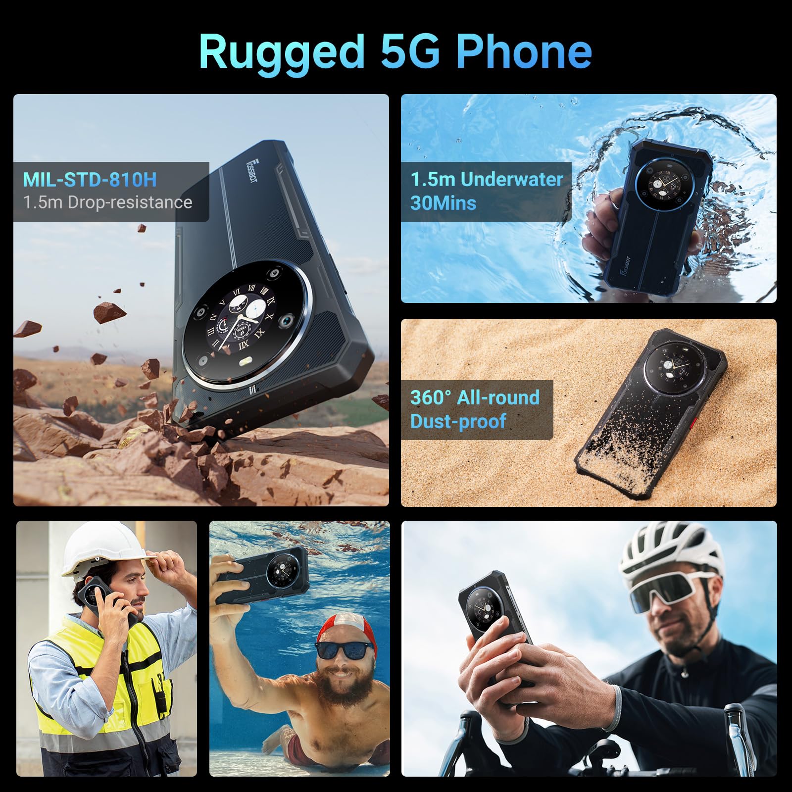 FOSSiBOT F109 Rugged Smartphone – Bild 6