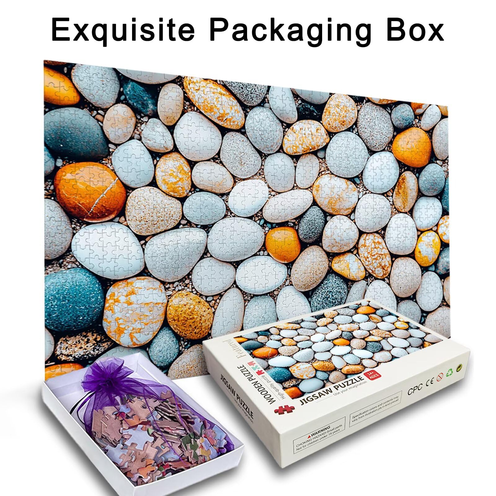Puzzle dla dorosłych 4000, urocze puzzle dla dorosłych, 4000 elementów, drewniane puzzle z wykwintnym pudełkiem, niemożliwe puzzle do dekoracji wnętrz, prezenty dla kobiet/mężczyzn, -3823