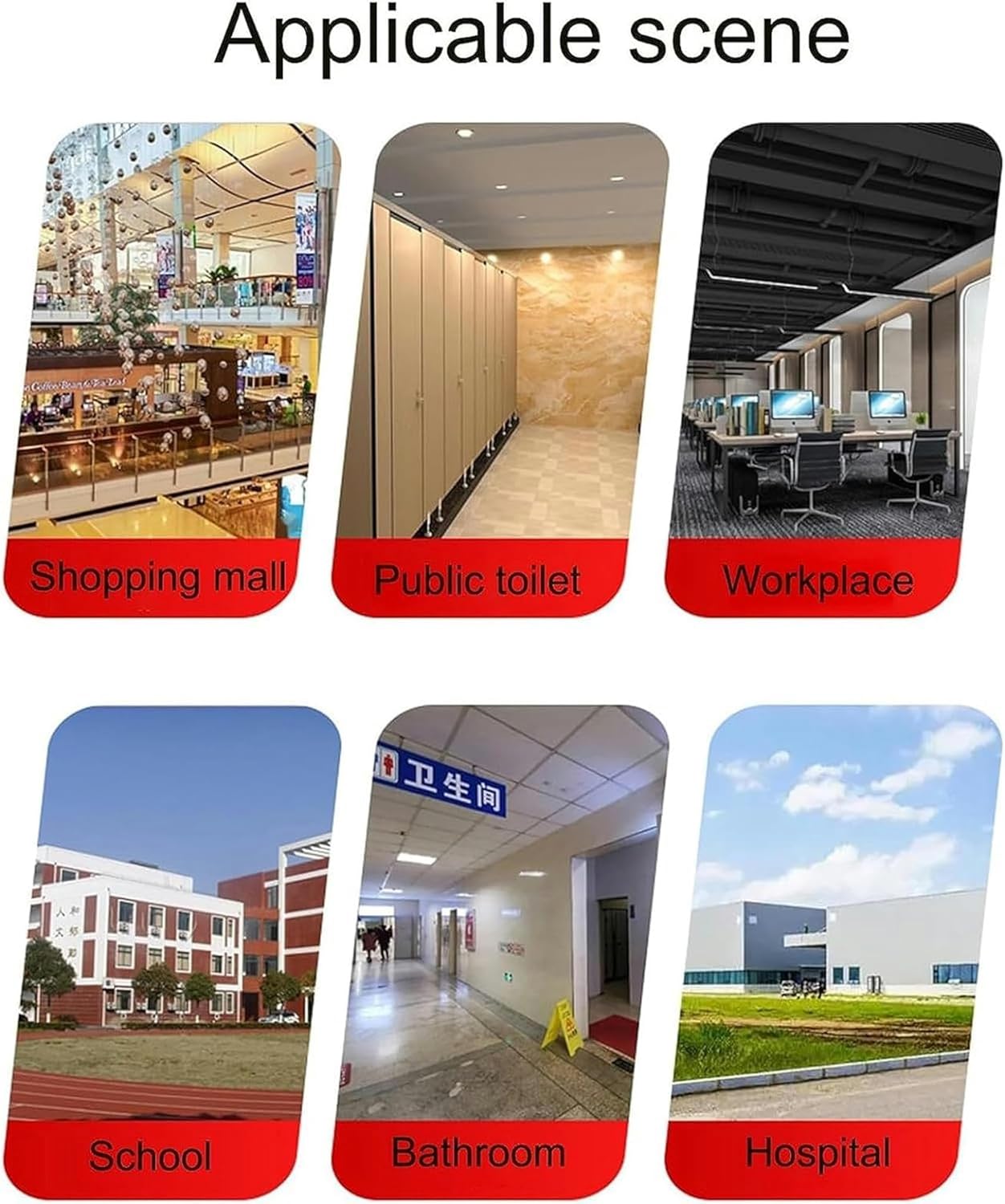 Urinal Baffle Toilet Protection Screen Divider Partition, Wall-Mounted Urinal Privacy Screen Hotel Bathroom Partition, for Public Space, Office (Color : 1 PCS)