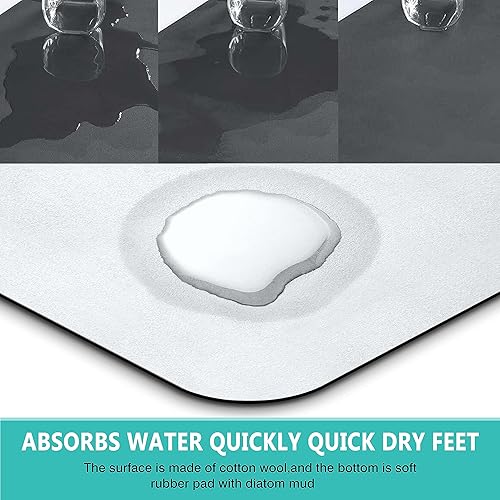 Miniatura 4 de Tapete de comida para gatos de interior  Sin manchas fácil de limpiar suministros para mascotas  Cuencos para gatos de interior (gris oscuro, 19 x 9