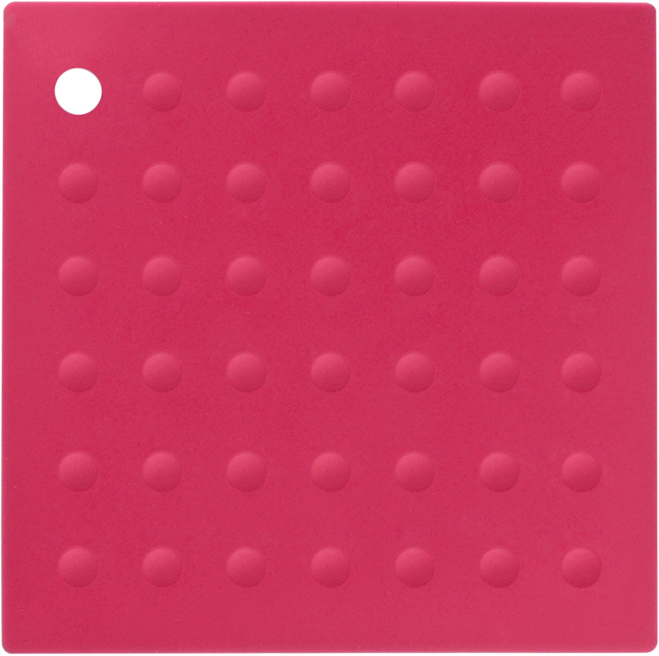 PremierHousewares 805035 Zing Silicone Trivet - Hot Pink, 17cm