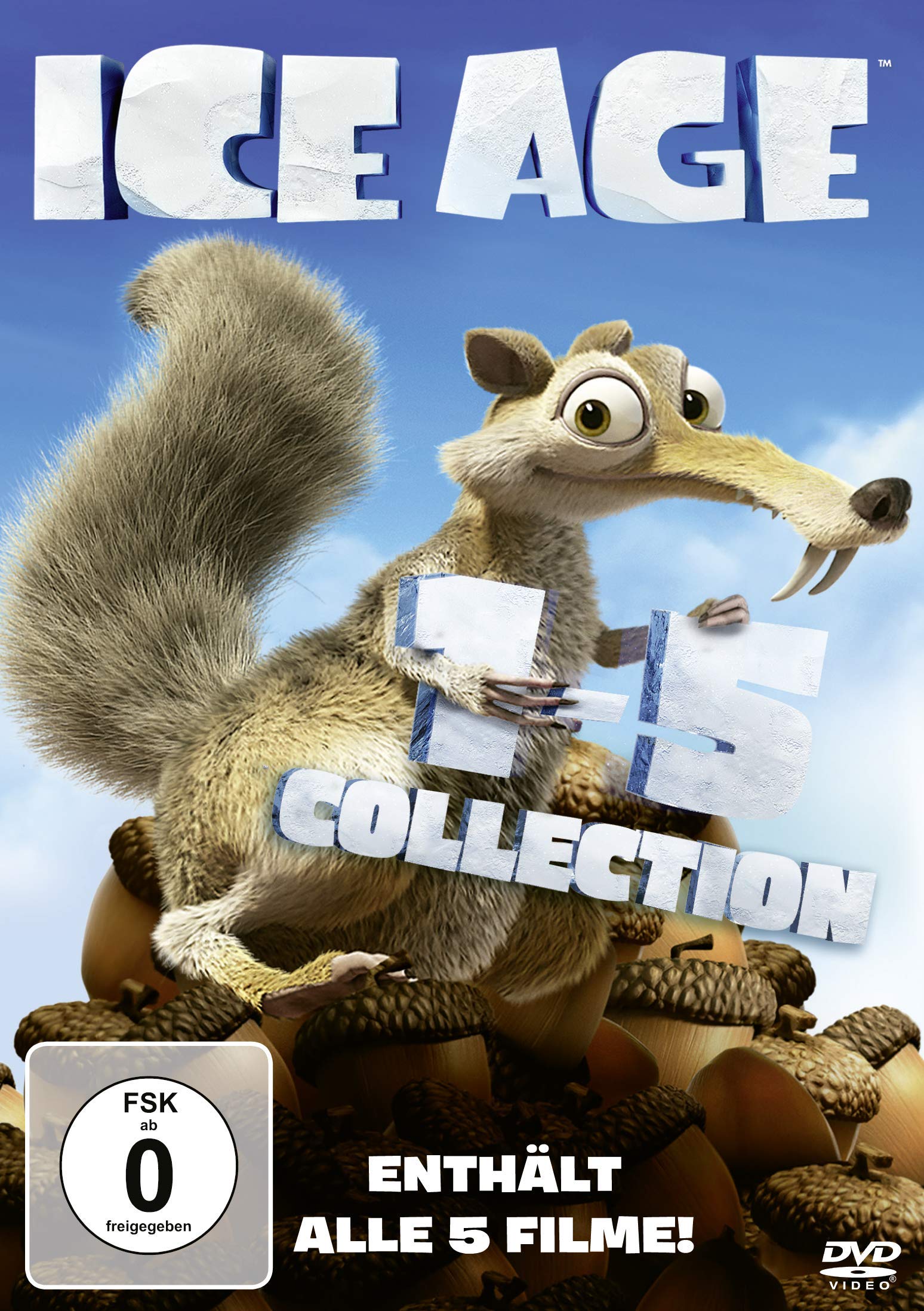 Ice Age 1-5, 5 DVD