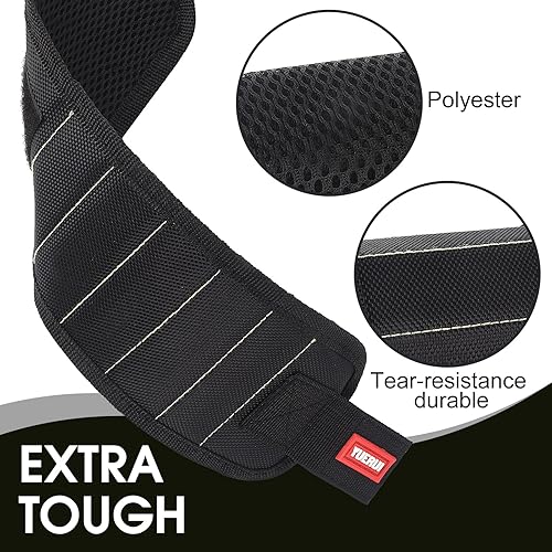 Miniatura 2 de Pulsera magnética para herramientas con potentes imanes para sujetar tornillos, cinturón de herramientas para bricolaje, regalos únicos para hombres