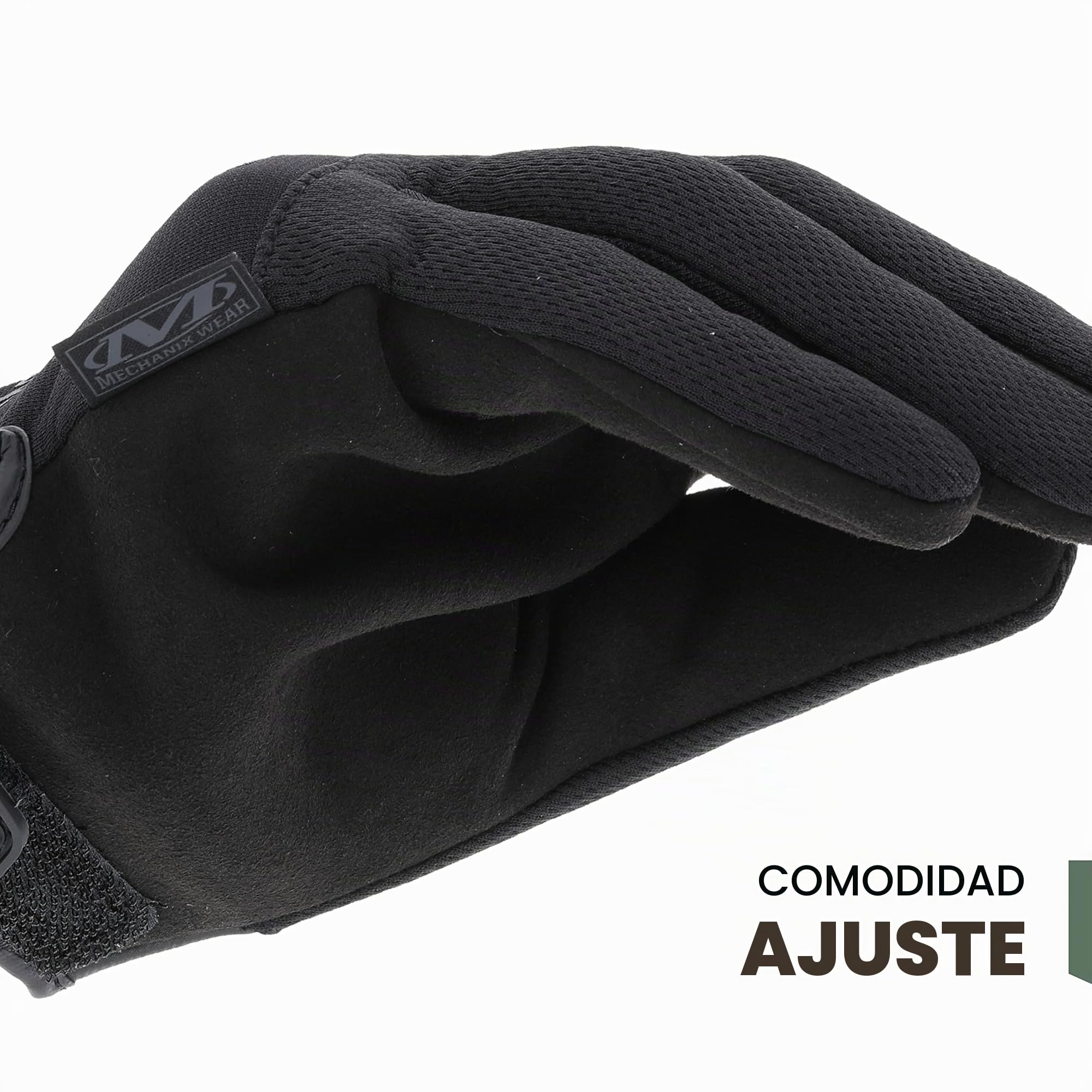 Guantes Tactical Specialty Pursuit D5 de Mechanix Wear (Mediana, Negro entero)