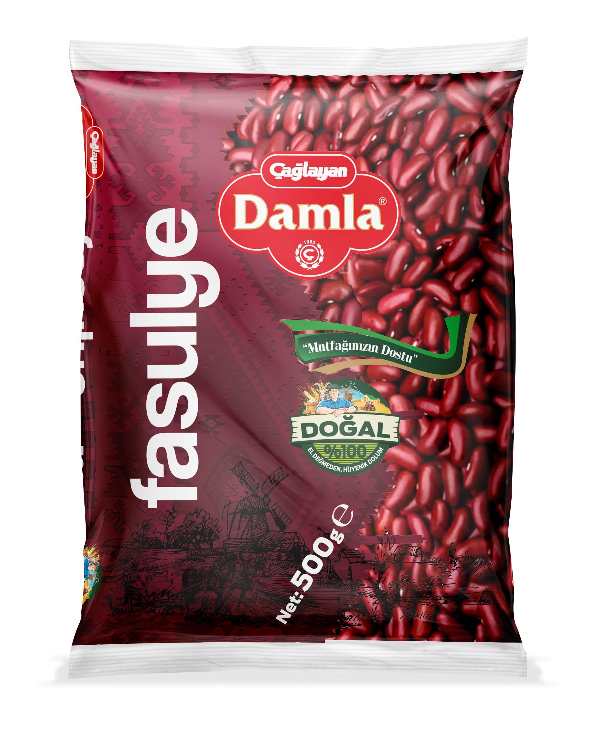 Damla Kırmızı Fasulye 500 gr