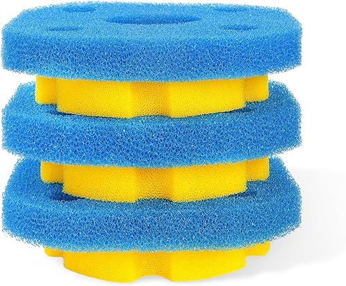 AQUANEAT Filtro de esponja de repuesto compatible con VIVOHOME/VIVOGROW 2380 GPH/2630 GPH o SUNSUN CPF-250/180 Filtro de estanque de presión Espuma
