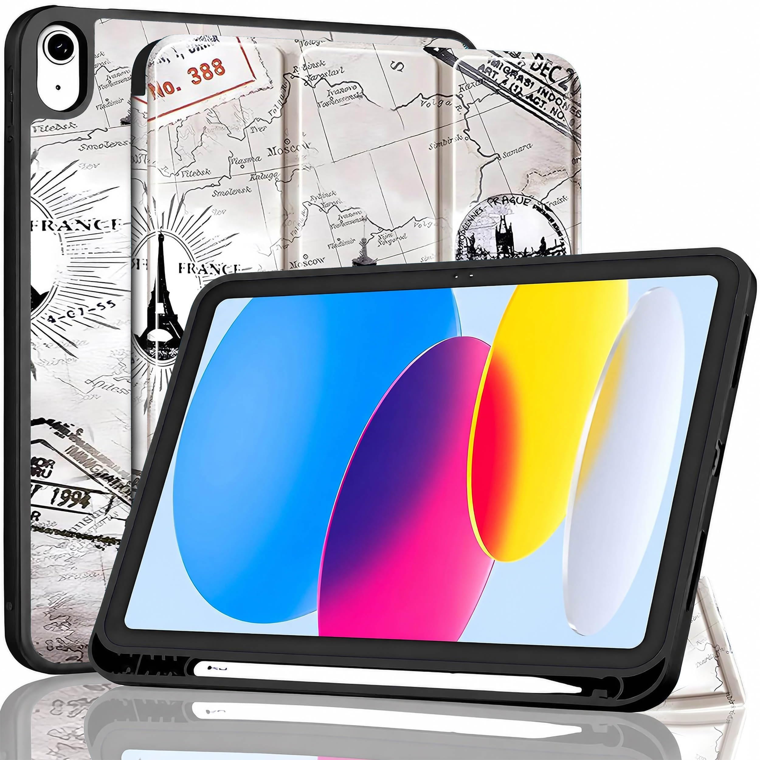 ProElite Smart Case for iPad (A16) 11th/10th Generation (2025/2022) [Auto Sleep/Wake Cover] [Left Side Pencil Holder] [Soft Flexible Case] Recoil Series - Black — Amazon image 24