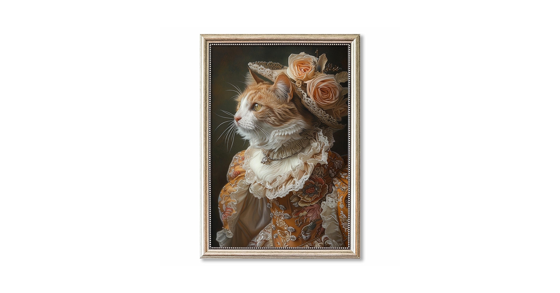 中国絵画　猫　レトロ　ビンテージ　作者不詳 アンティーク Amazon.co.jp: XBUMHOAL レディキャットウォールアート 抽象