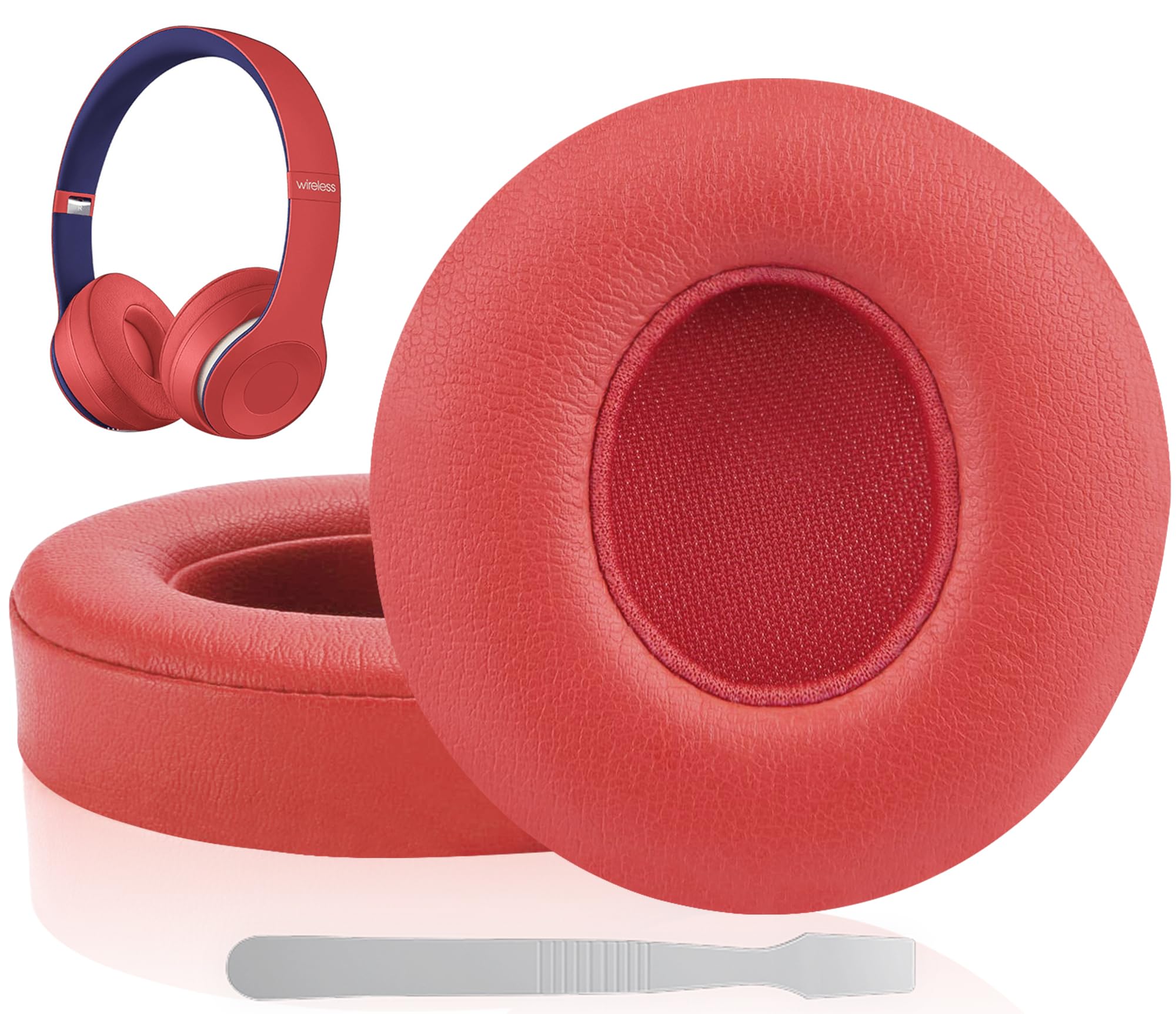Link Dream Replacement Beats Solo 3 Earpad Beats Solo 2 Replacement Ear Pads Memory Foam Cushions Cover for Beats Solo 2 & Solo 3 Wireless Headphone