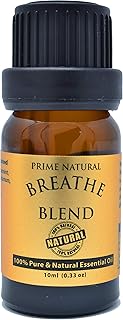 Sponsored Ad - Breathe Essential Oil Blend 10ml - by Prime Natural - Made in USA - Pure Undiluted Therapeutic Grade for Ar...