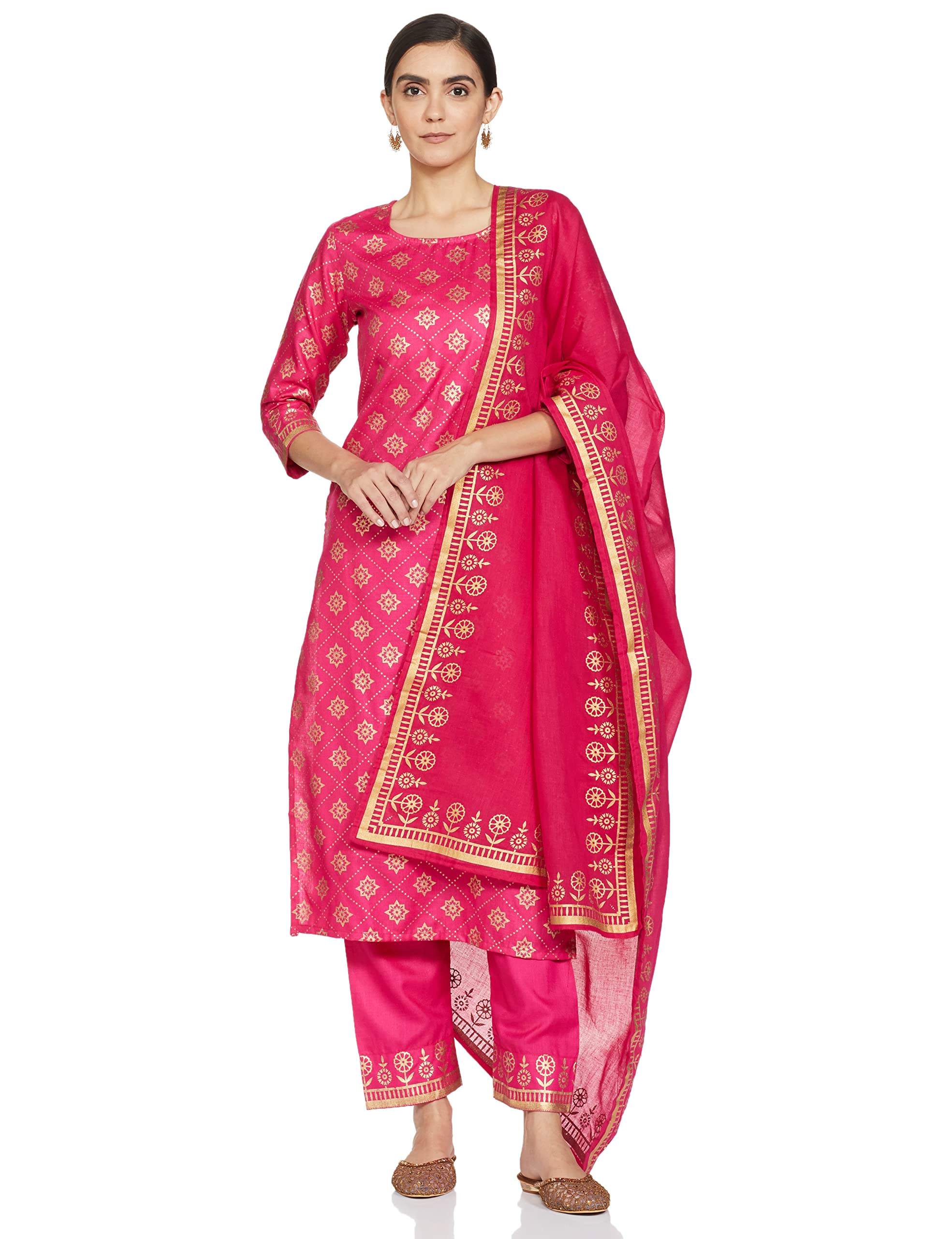 GoSriKi women Kurta with Palazzo & Dupatta