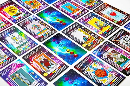 Miniatura 3 de Vitacera Tarjetas de tarot para principiantes con significados en ellas baraja de cartas de tarot con guía palabras clave sí o no tiempo colores