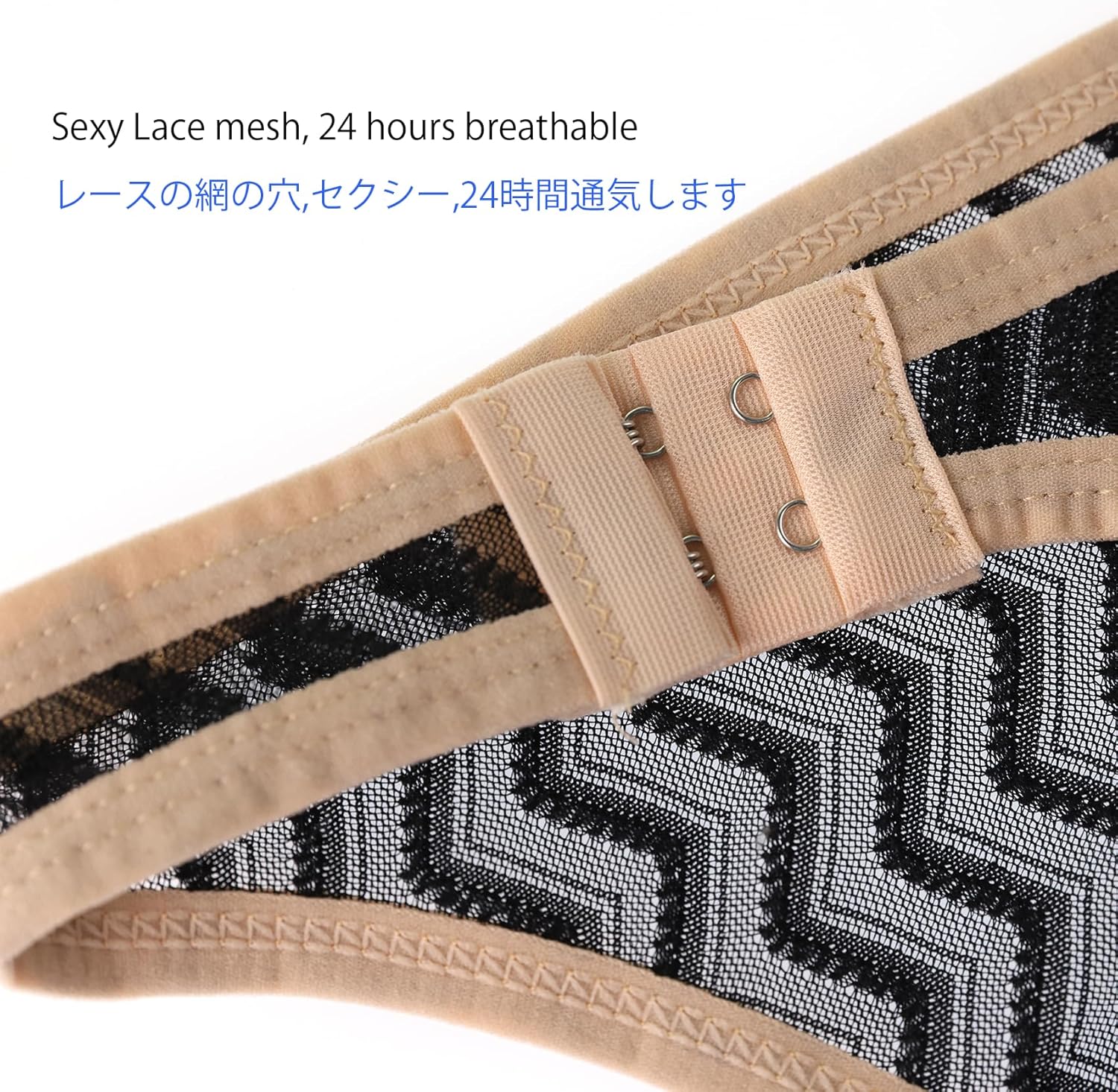 Men's underwear Briefs Breathable quick drying lace adjustable size loose open youth transparent mesh low waist - Image 5