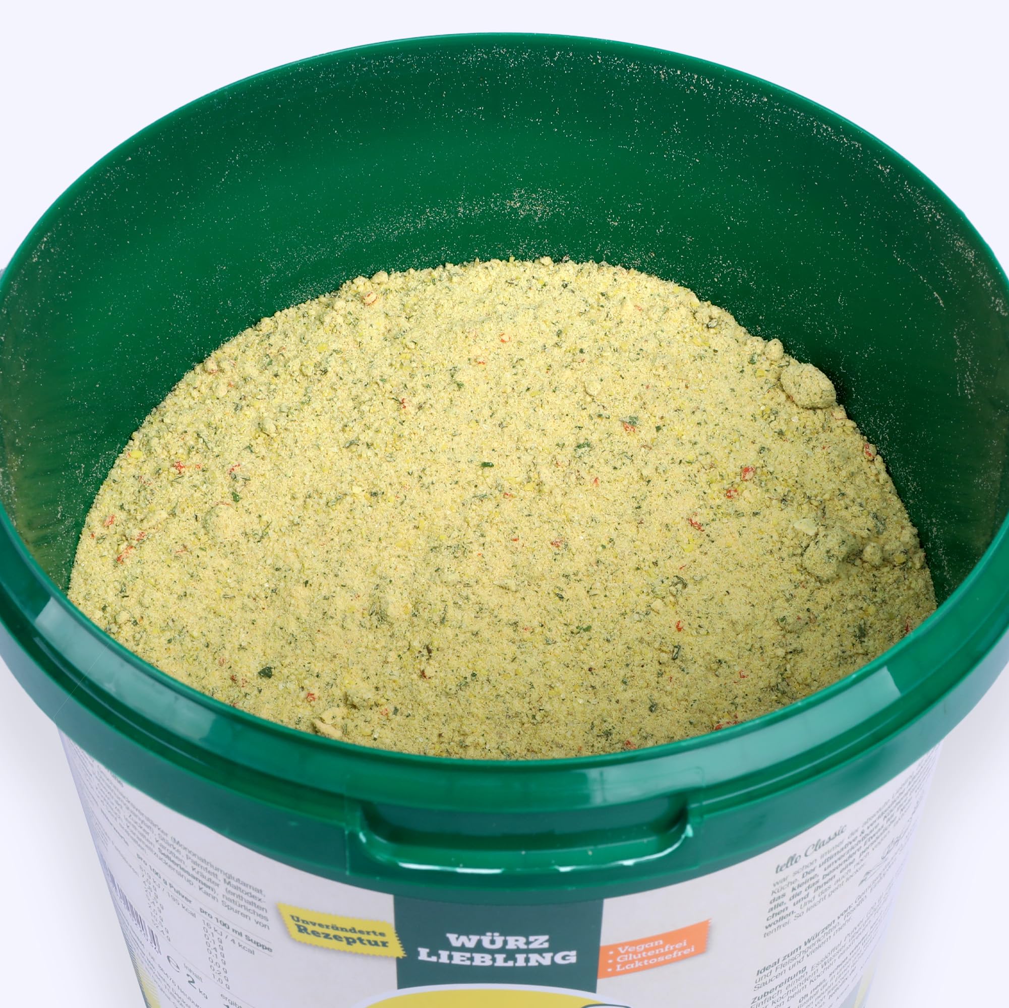 Tellofix Classic Klare Brühe 2kg - Vielseitige Gemüse Brühe -Universal-Würzmittel zum Verfeinern von Suppen - Kalorienarm, glutenfrei, lactosefrei & vegan - Keine Farb- oder Konservierungssstoffe