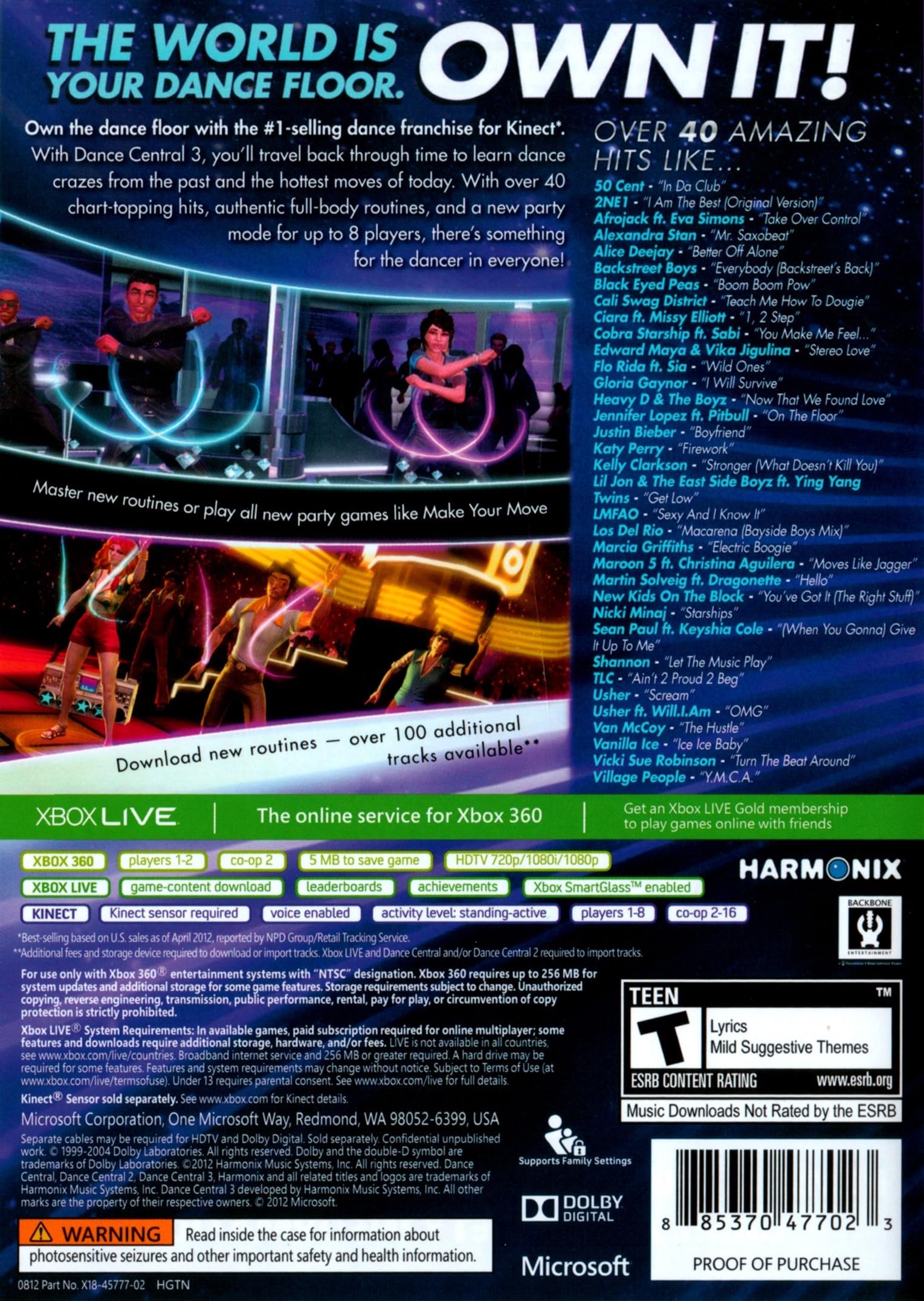 Amazon.com: Dance Central 3 (Renewed) : Video Games