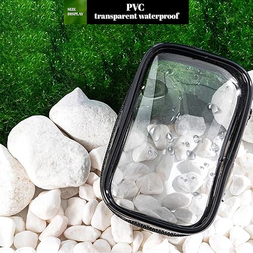 Miniatura 3 de Bolsa de exhibición transparente de 3 piezas con llavero, almacenamiento portátil para muñecas pequeñas, cajas ciegas para colgar, organizador con