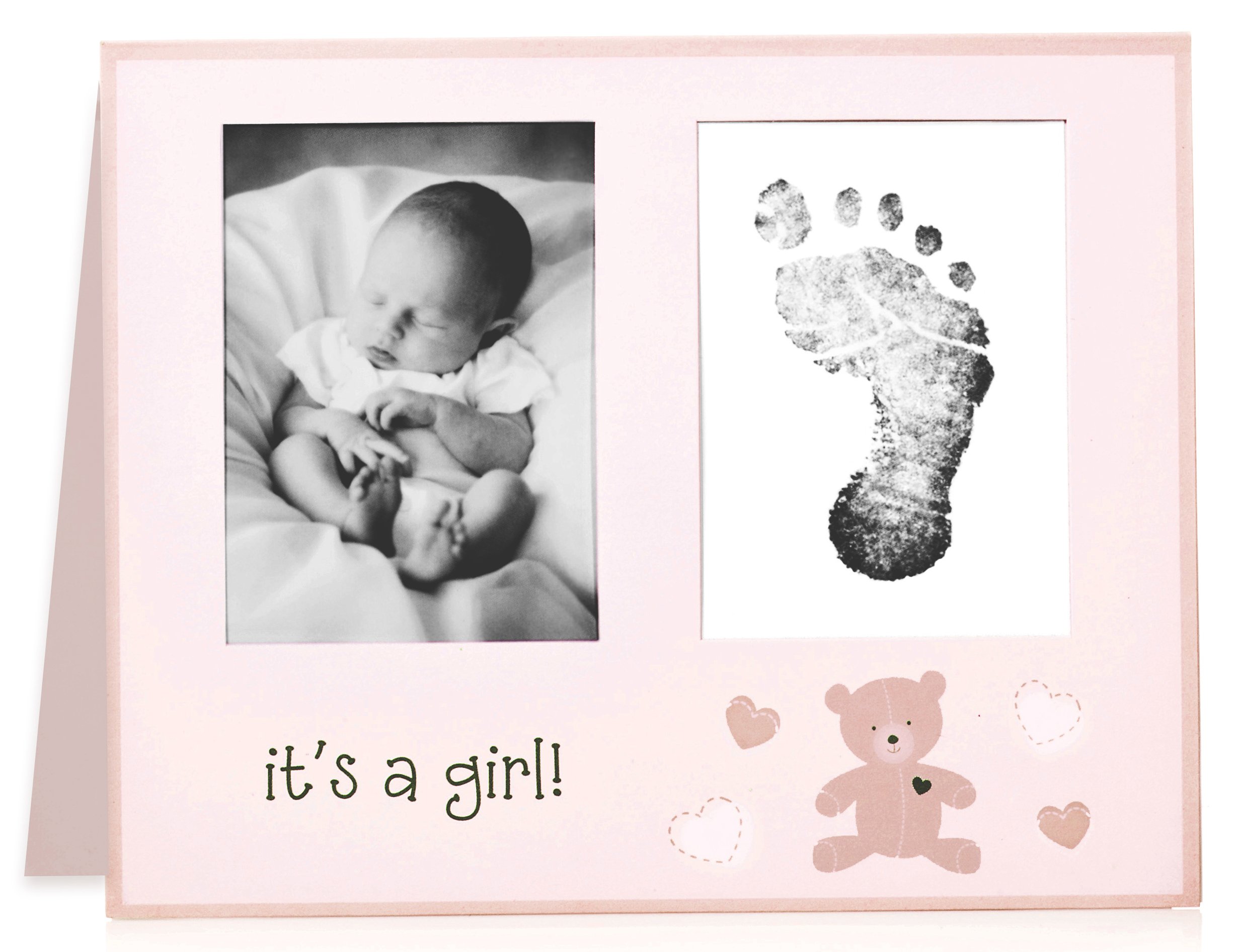 L'il Peach Bear Birth Announcement Set (Pink)