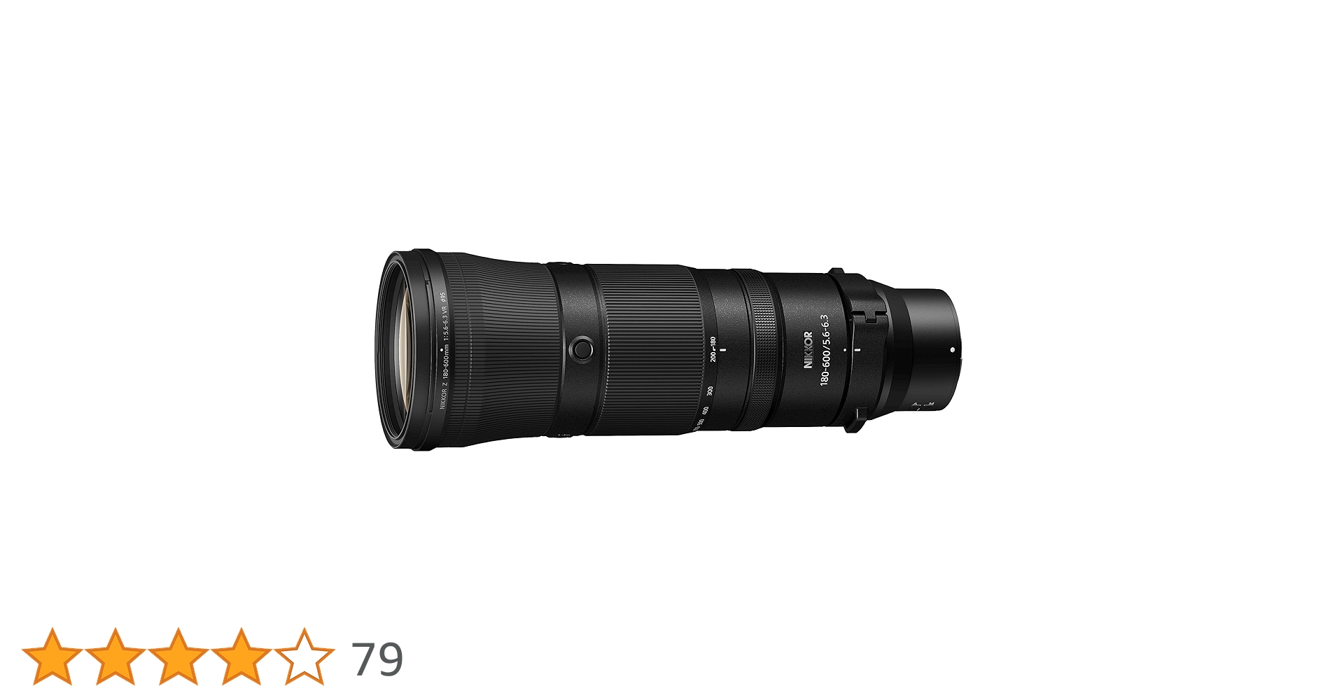 新品未使用 レンズ NIKKOR Z 180-600mm ZマウントNikon Amazon.com : NIKON NIKKOR Z 180-600mm f/5.6-6.3 VR (Renewed