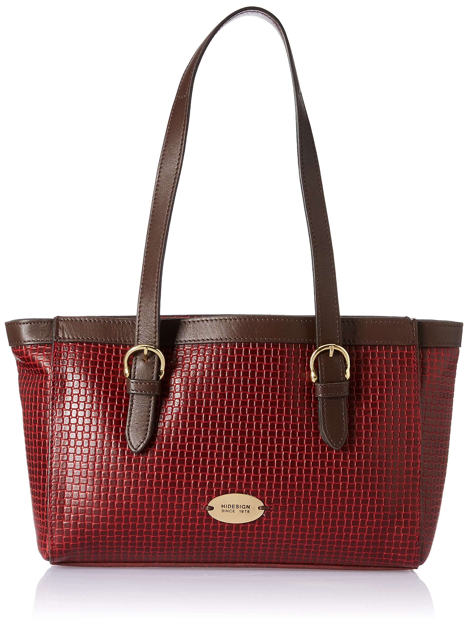 Hidesign womens EE DUBAI I Large Red Brown II Tote Bag (B01N5CO5LI) Amazon Price History, Amazon Price Tracker
