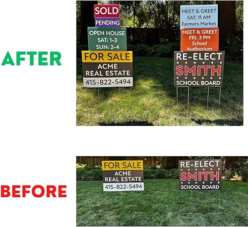 Miniatura 3 de Western Steel & Wire Pines patentados para apilar carteles corrugados (50)