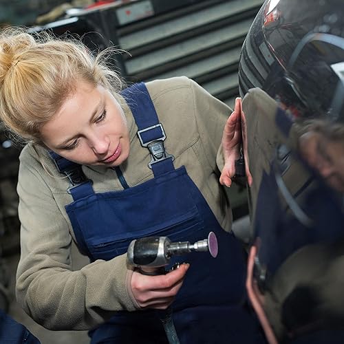 Miniatura 5 de uxcell 50 discos de lija morados de 1 pulgada, 3000 granos, gancho y bucle, papel de arena profesional de óxido de aluminio, tamaño mini para