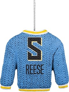 FOCO - Women's Basketball Holiday Sweater Resin Xmas Christmas Tree Hanging Ornament (Chicago Sky Angel Reese)
