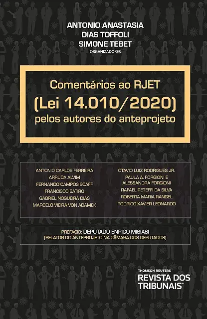 Capa de Comentários Ao Rjet (lei 14.010/2020) Pelos Autores Do Anteprojet