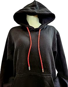 theredthread S sheer hoodie sparkles WH